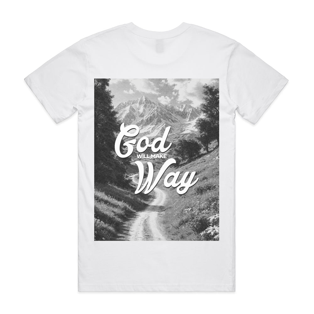 God Will Make Way Mountain Graphic Tee