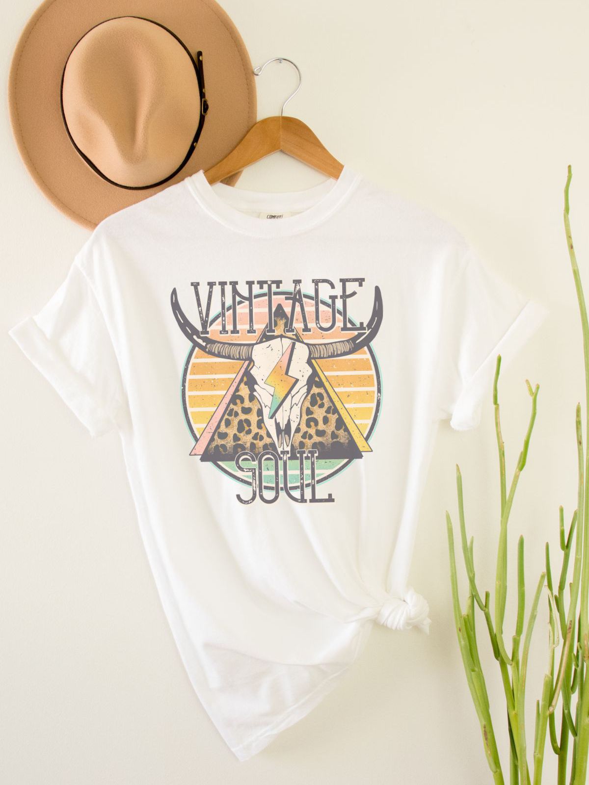 Vintage Bull Skull Hoodie