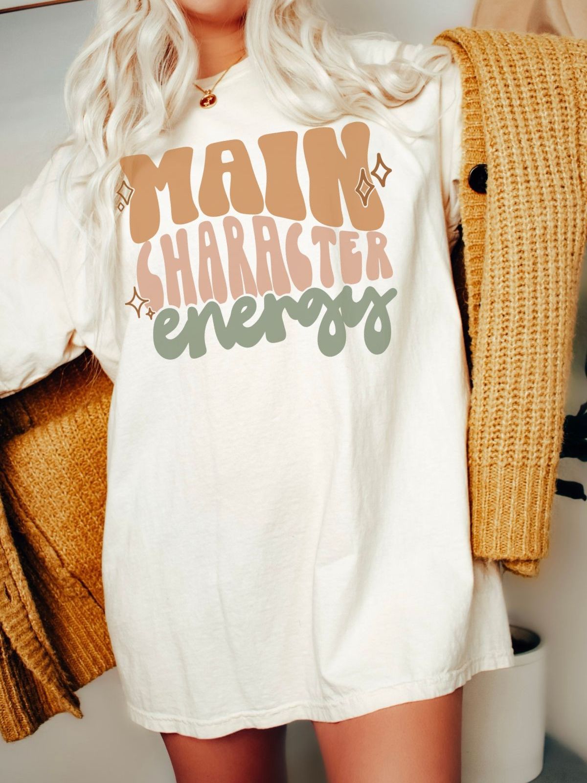 Main Character Womens Tee Casual