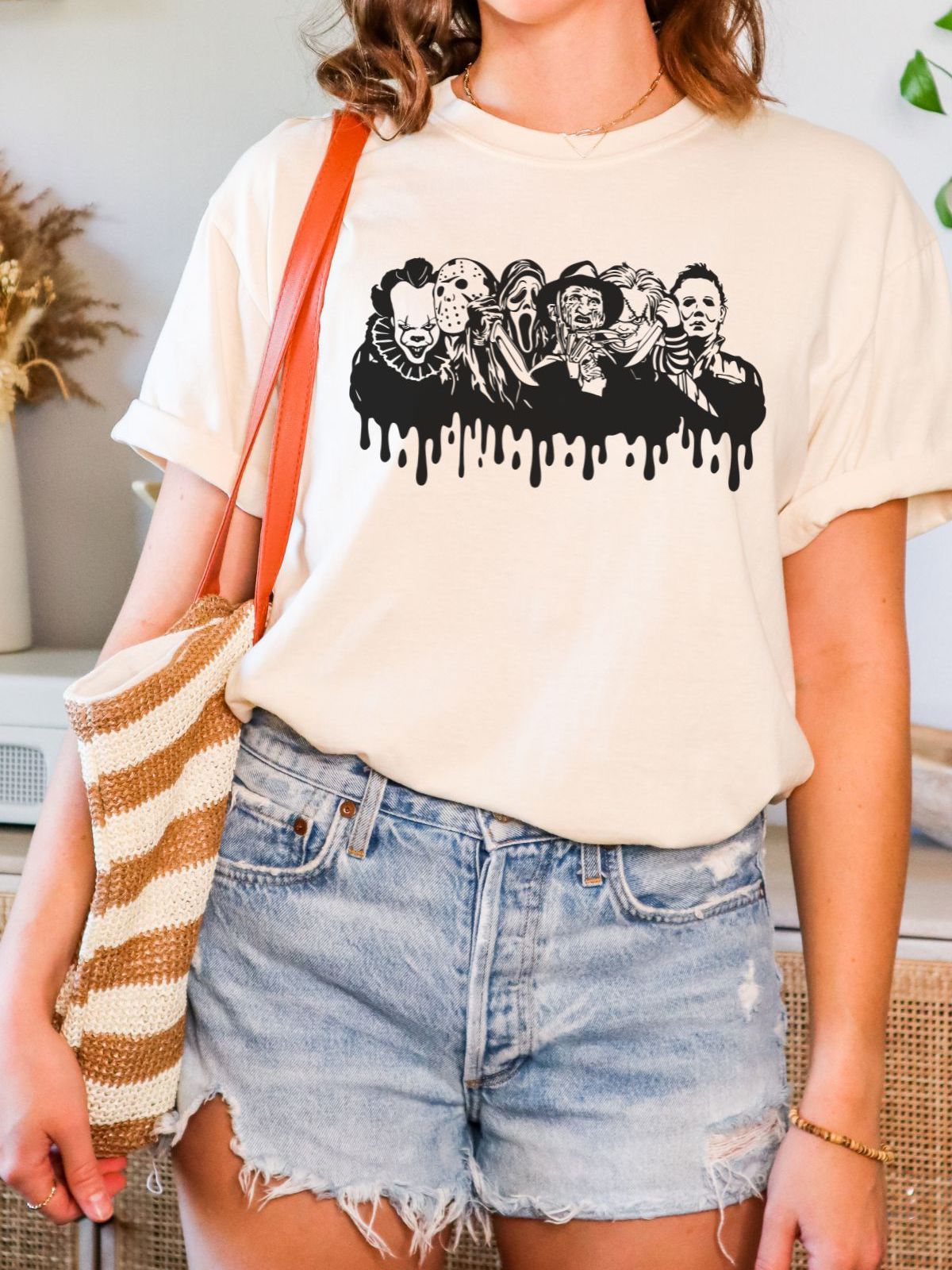 Horror Icons Womens Tee Halloween