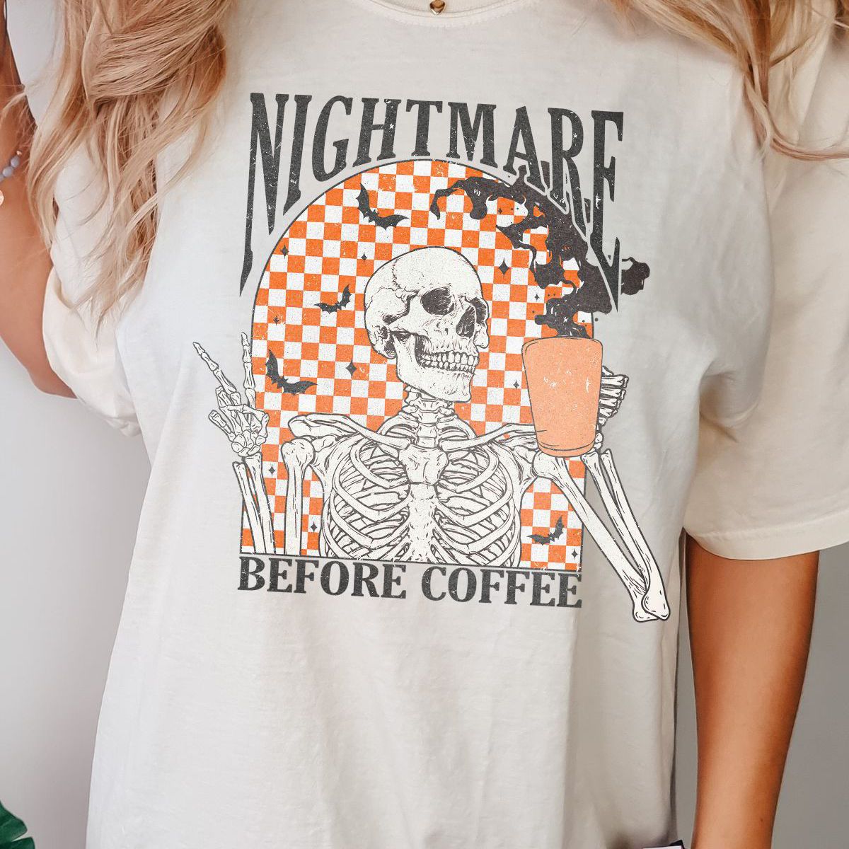 Nightmare Before Coffee Unisex Tee Halloween