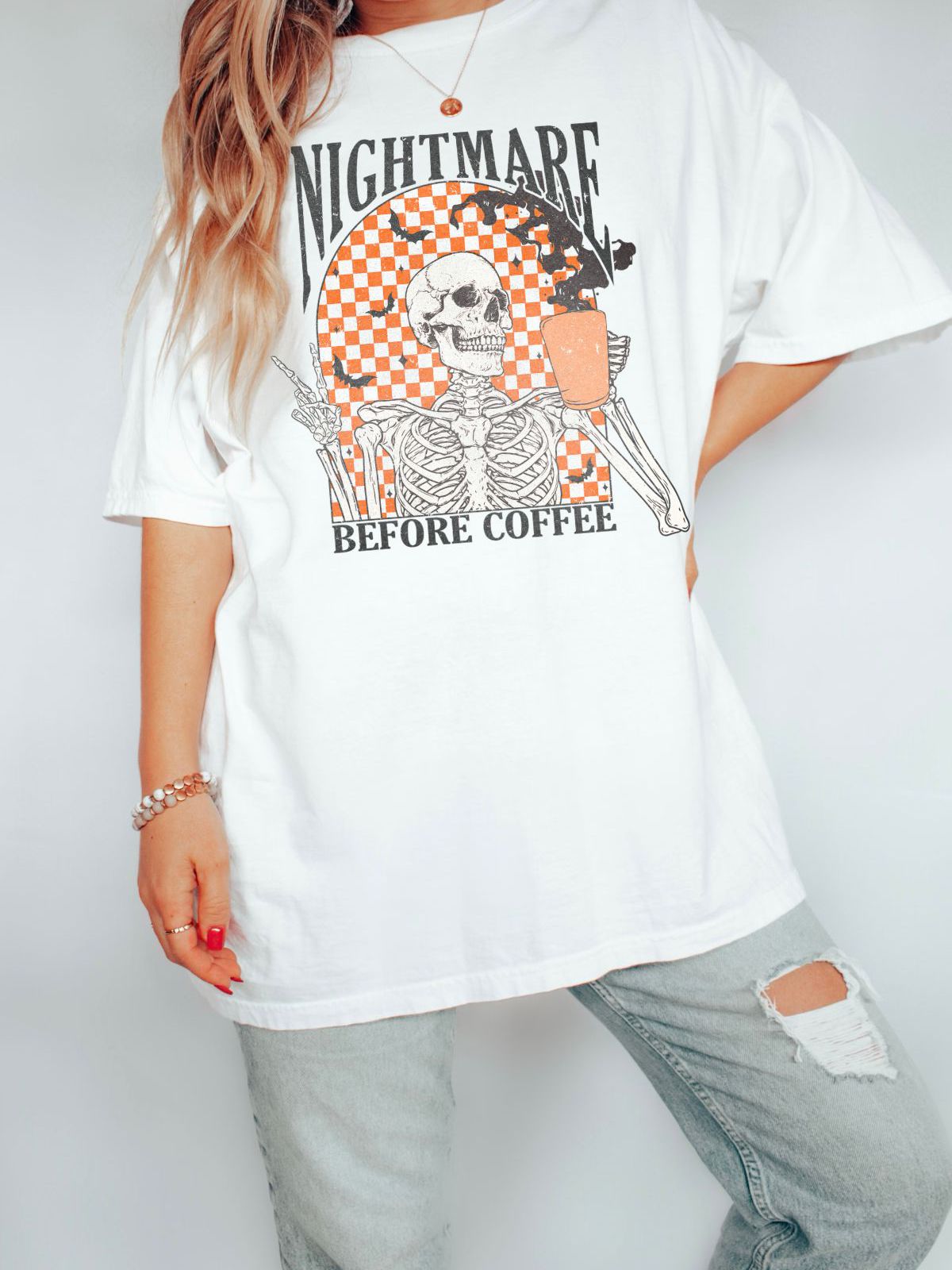 Nightmare Before Coffee Unisex Tee Halloween