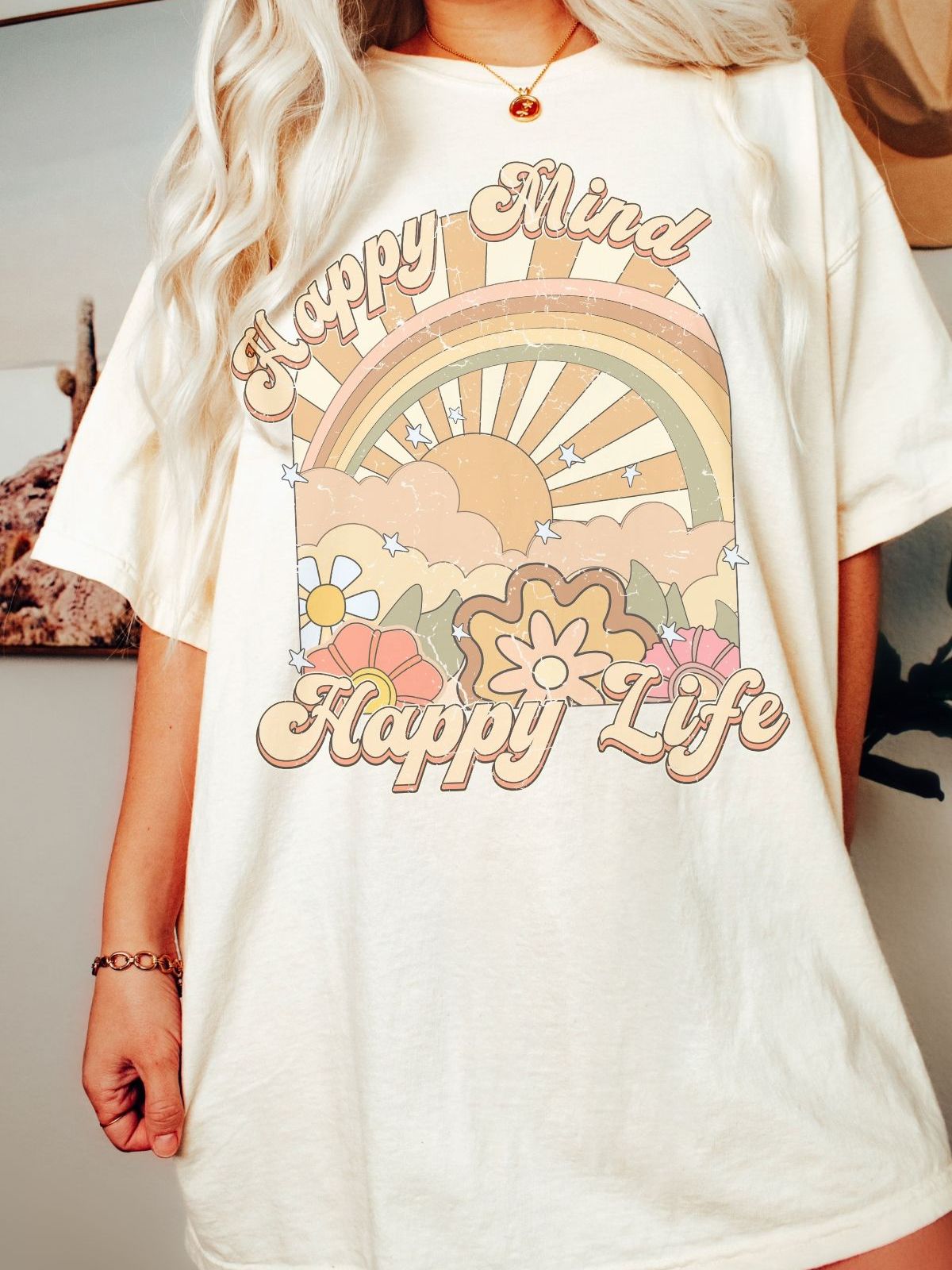 Happy Mind Women'S T-Shirt Spring