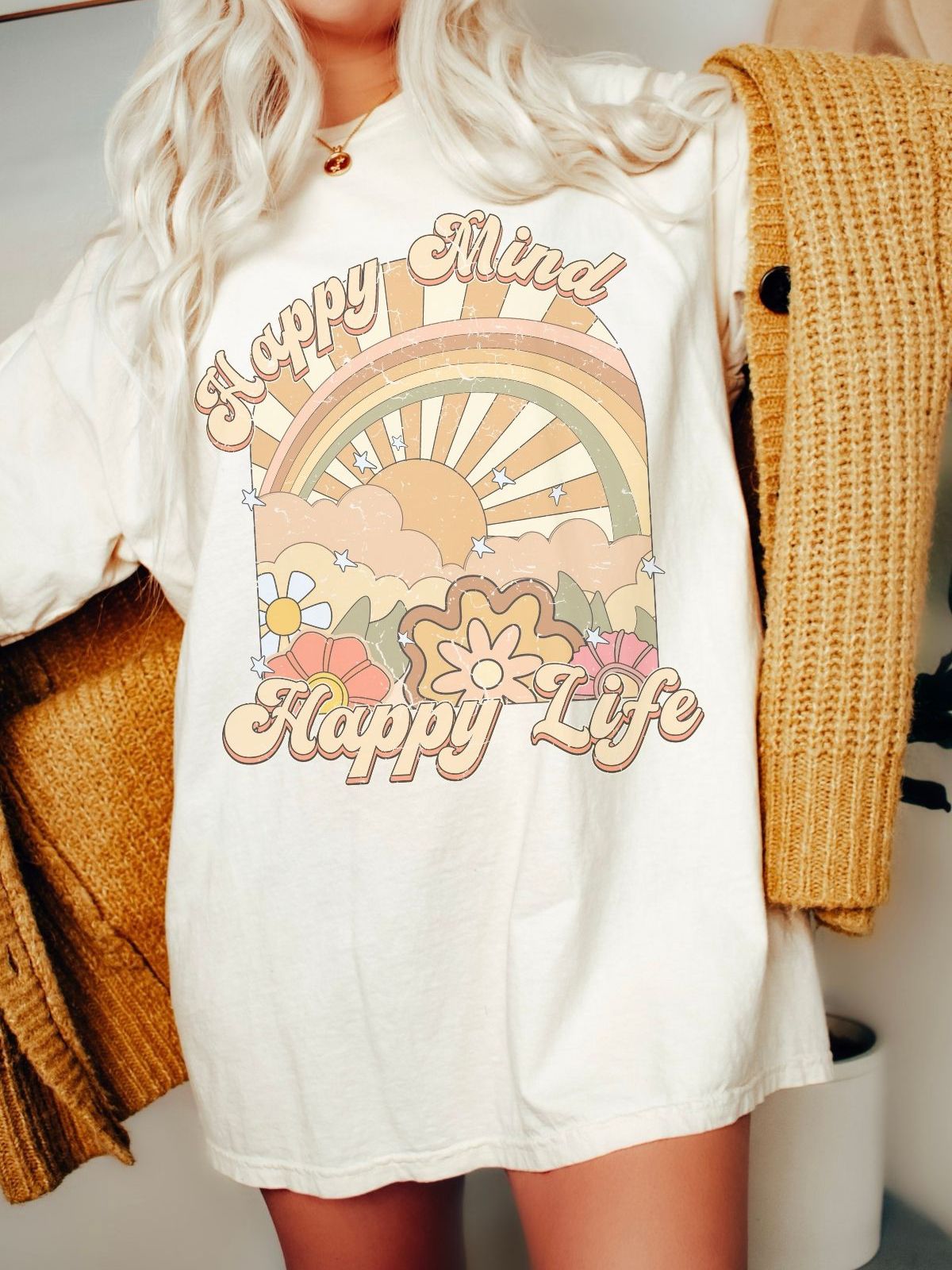 Happy Mind Women'S T-Shirt Spring