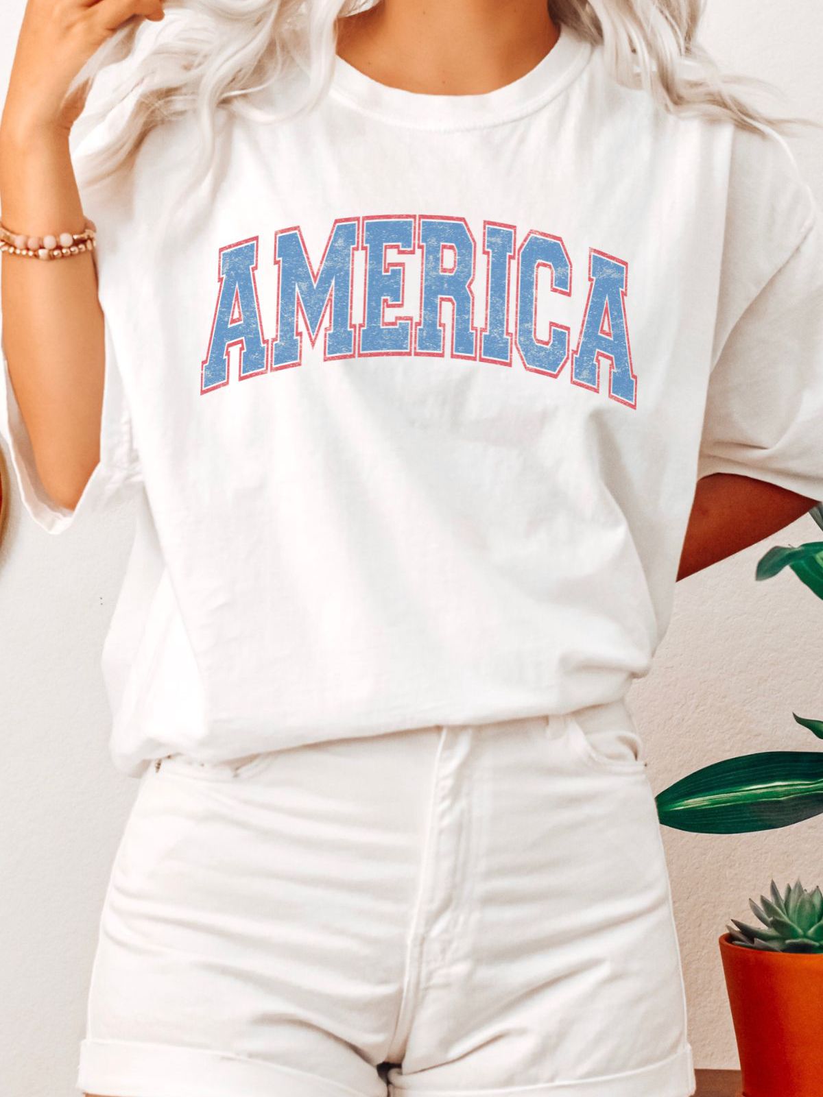 America Women's T-Shirt Independence Day