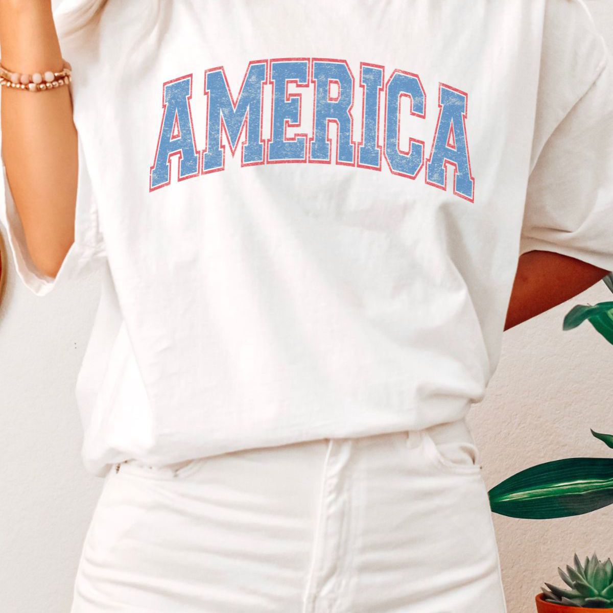 America Women's T-Shirt Independence Day