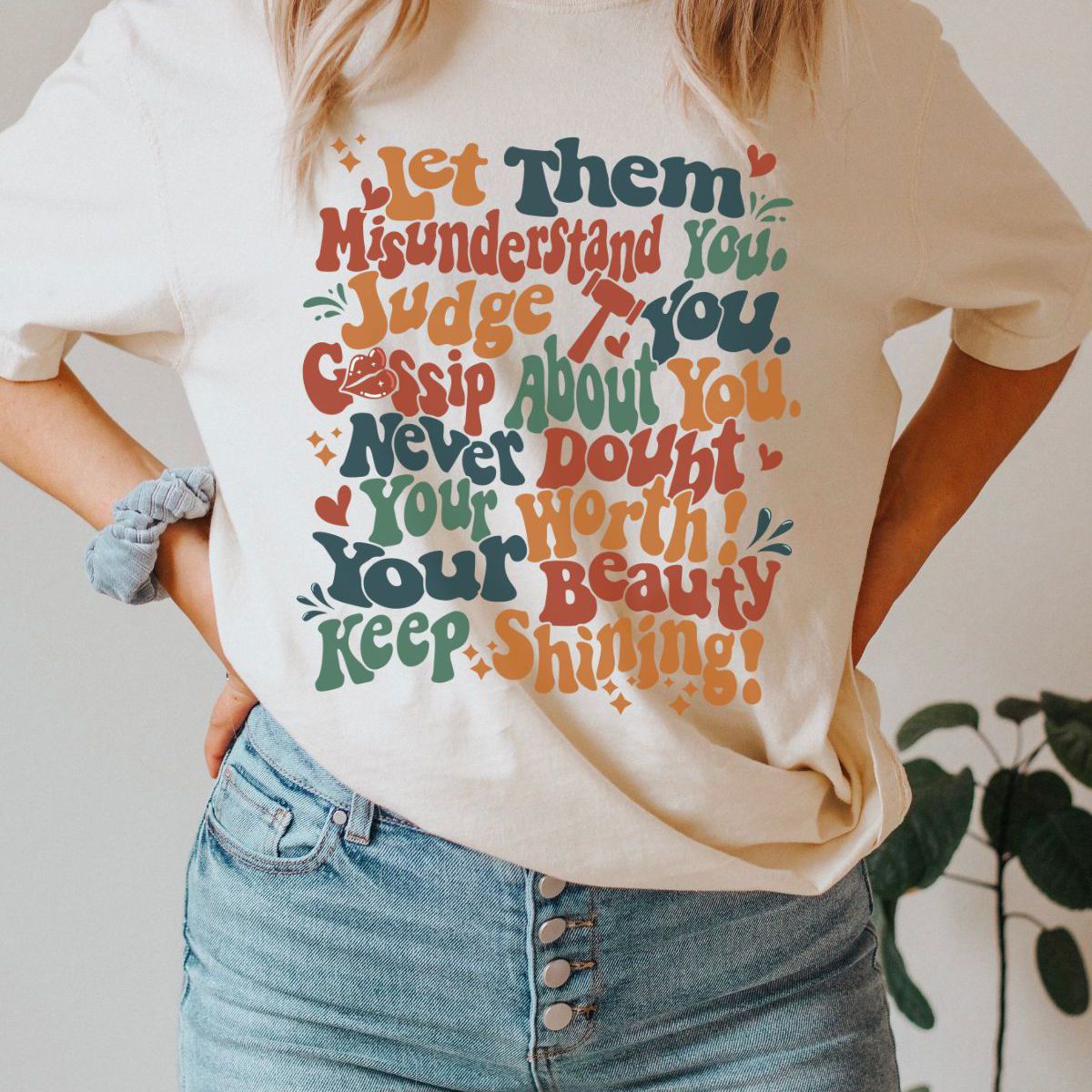 Motivational Womens T-Shirt Inspirational Message Everyday