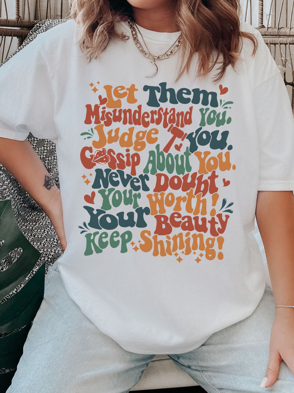 Motivational Womens T-Shirt Inspirational Message Everyday