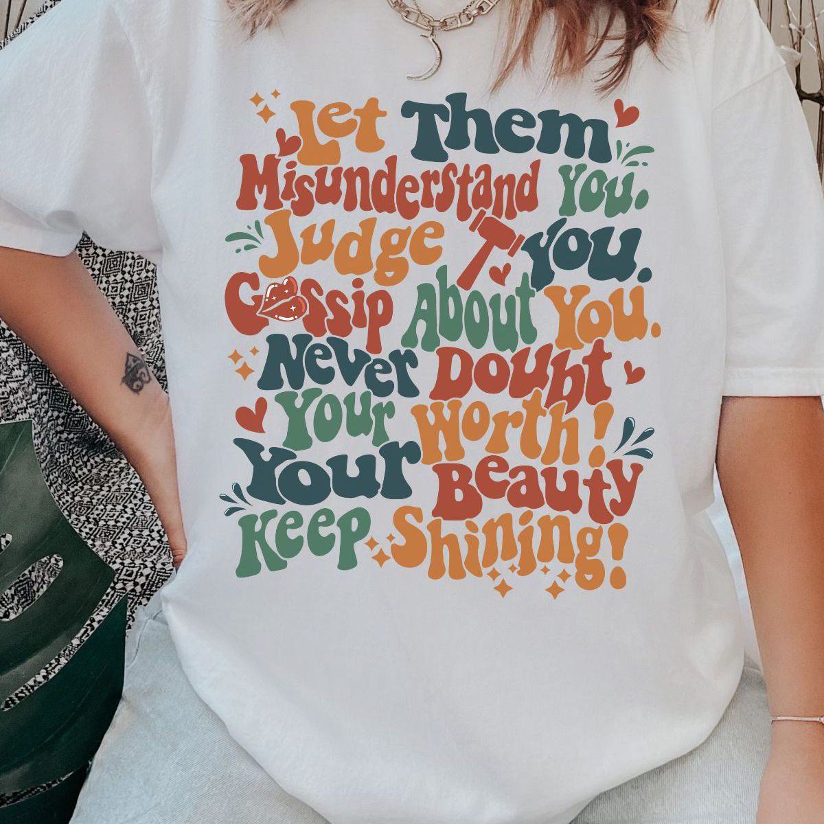 Motivational Womens T-Shirt Inspirational Message Everyday
