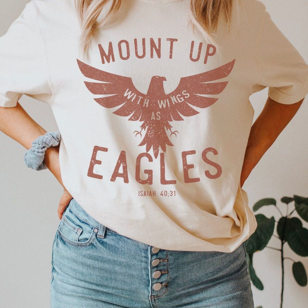 Mount Up Eagle Womens Tee