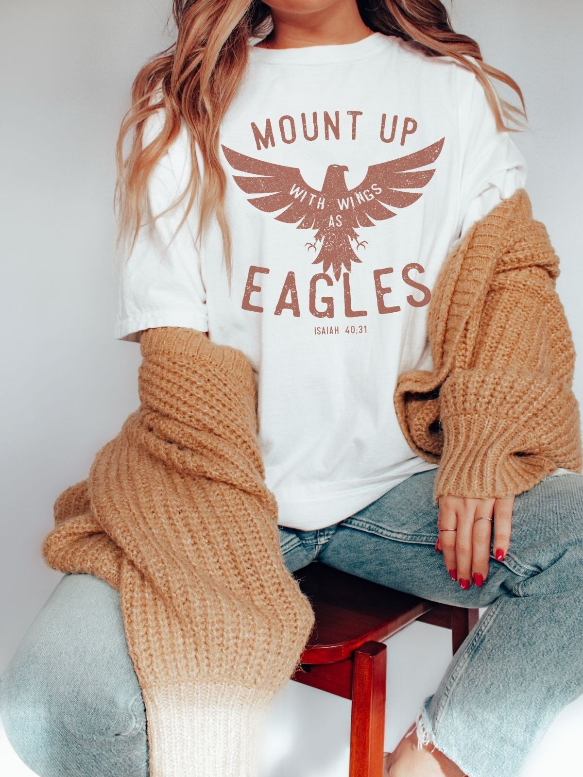Mount Up Eagle Womens Tee