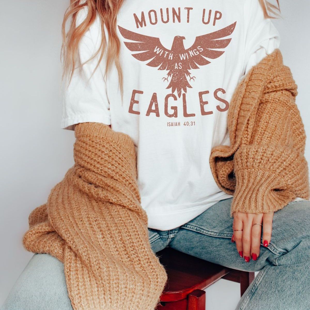 Mount Up Eagle Womens Tee