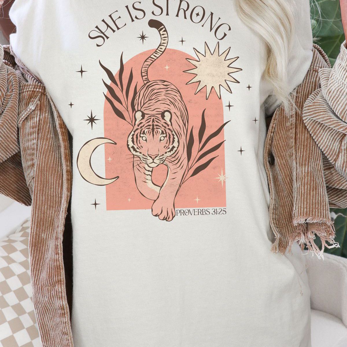 Empowering Tiger Womens Tee