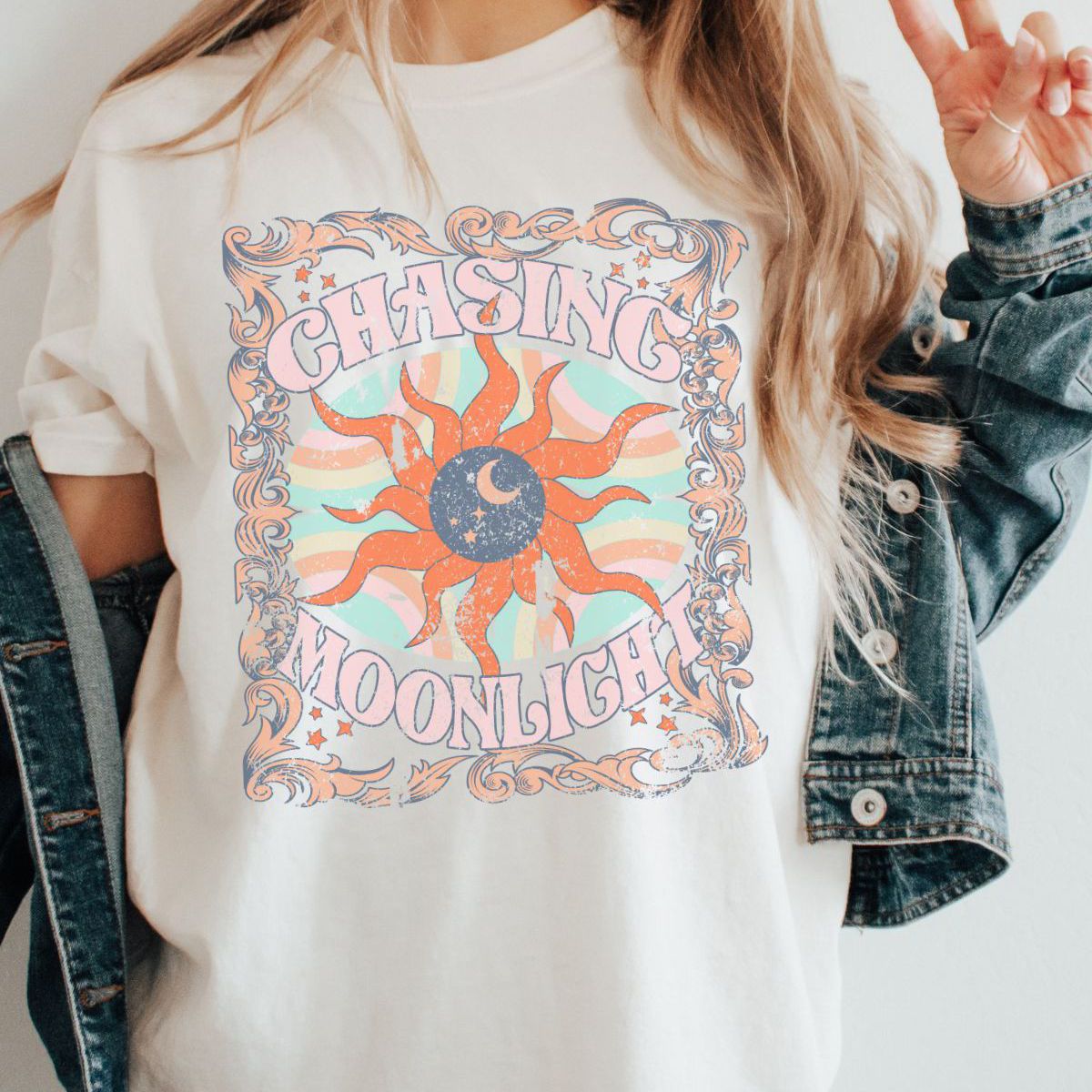 Chasing Moonlight Womens T-Shirt Summer