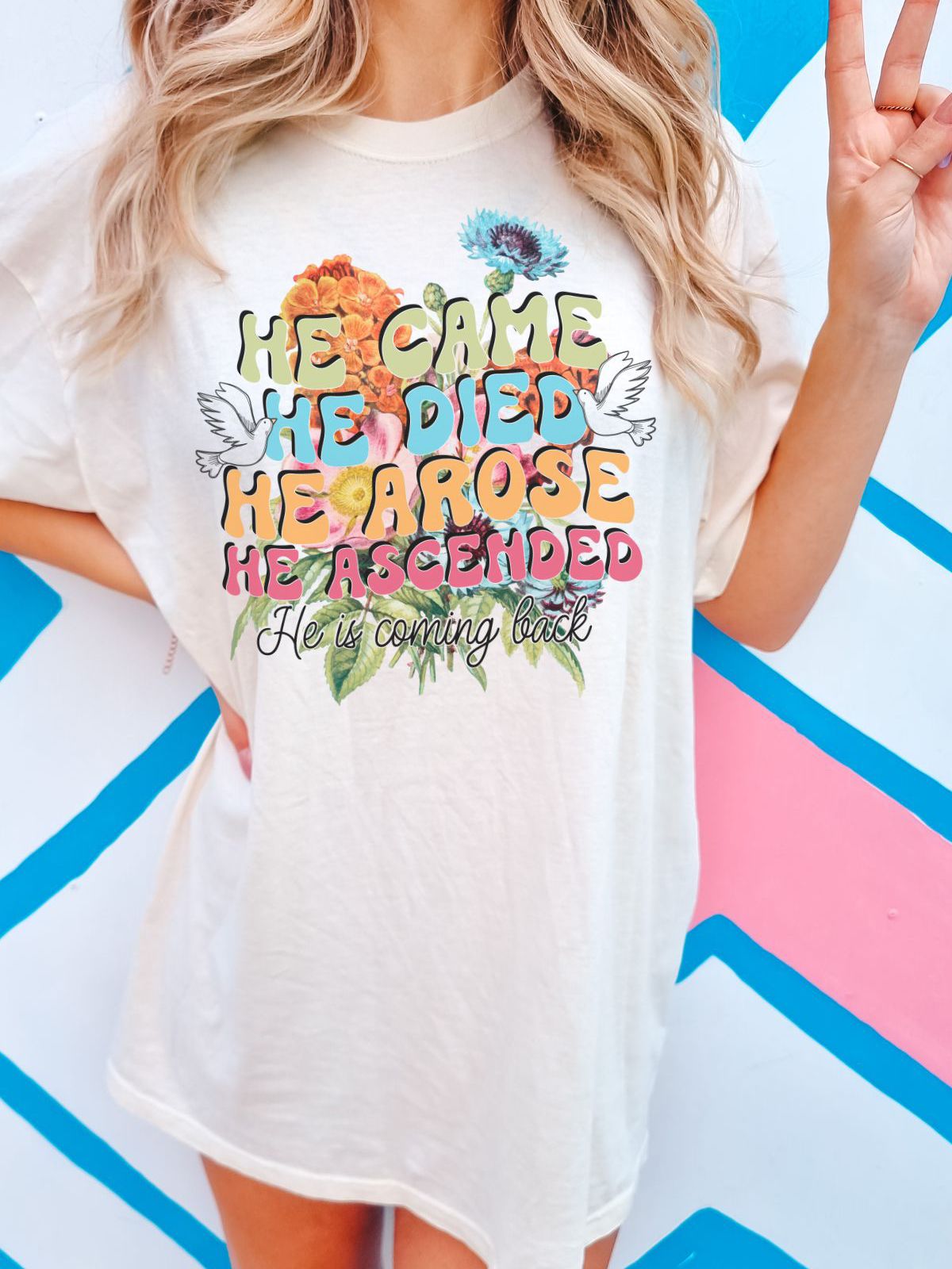 He Came He Died He Arose Women's T-Shirt Easter