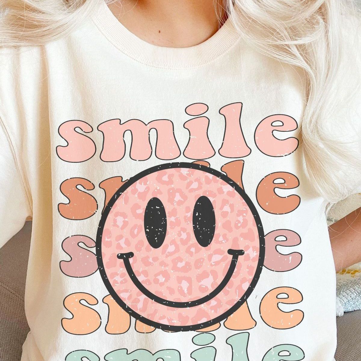 Smiley Face Graphic Tee