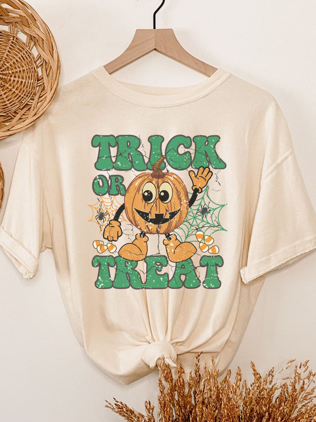 Trick or Treat Womens T-shirt Halloween