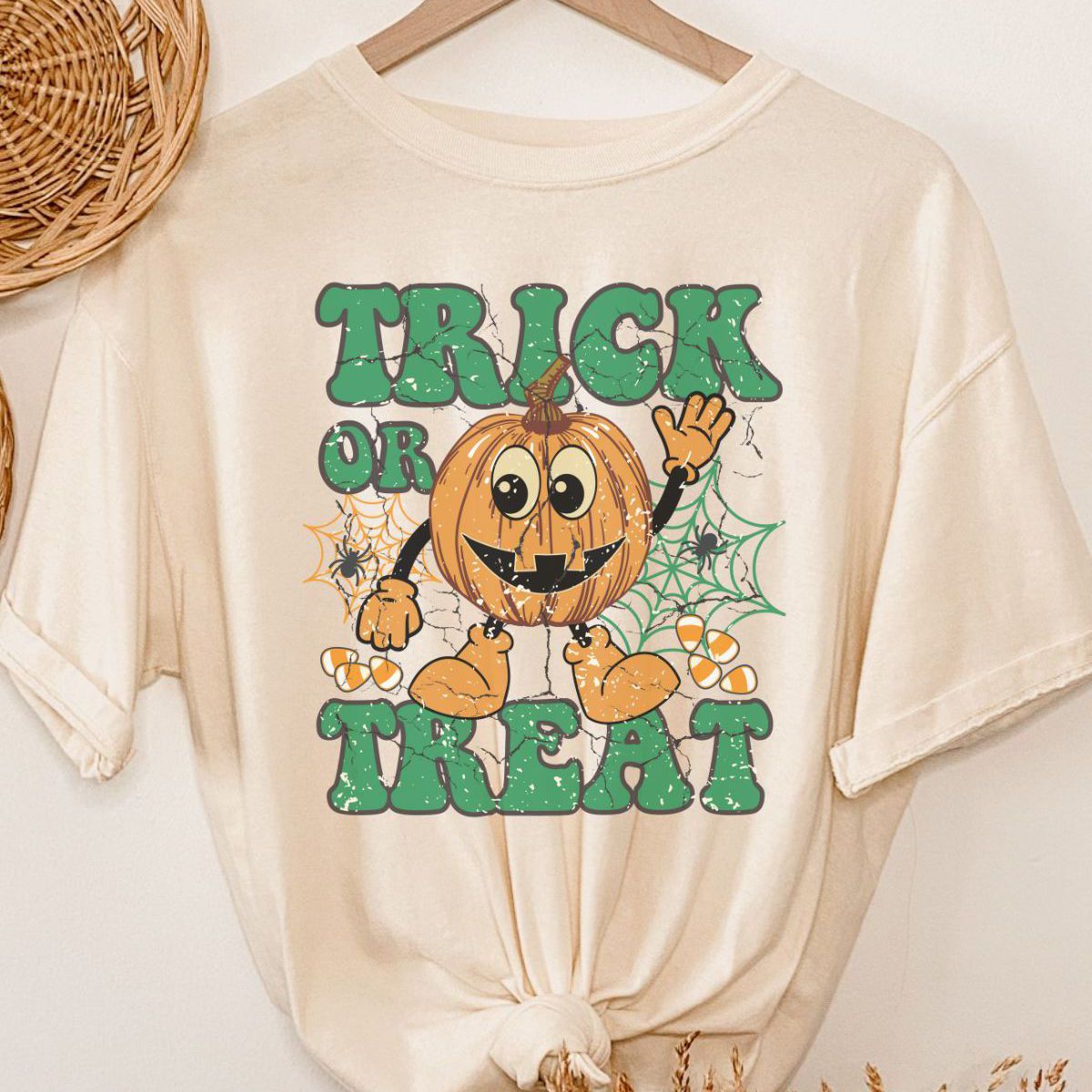 Trick or Treat Womens T-shirt Halloween