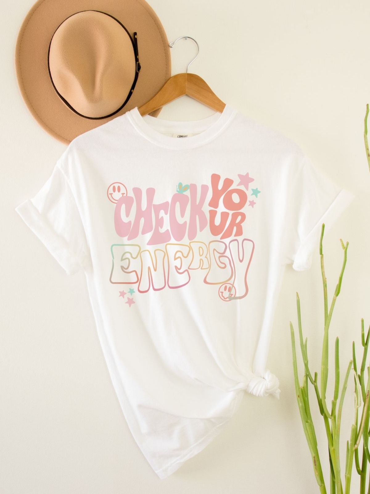 Check Your Energy Women's T-Shirt Summer
