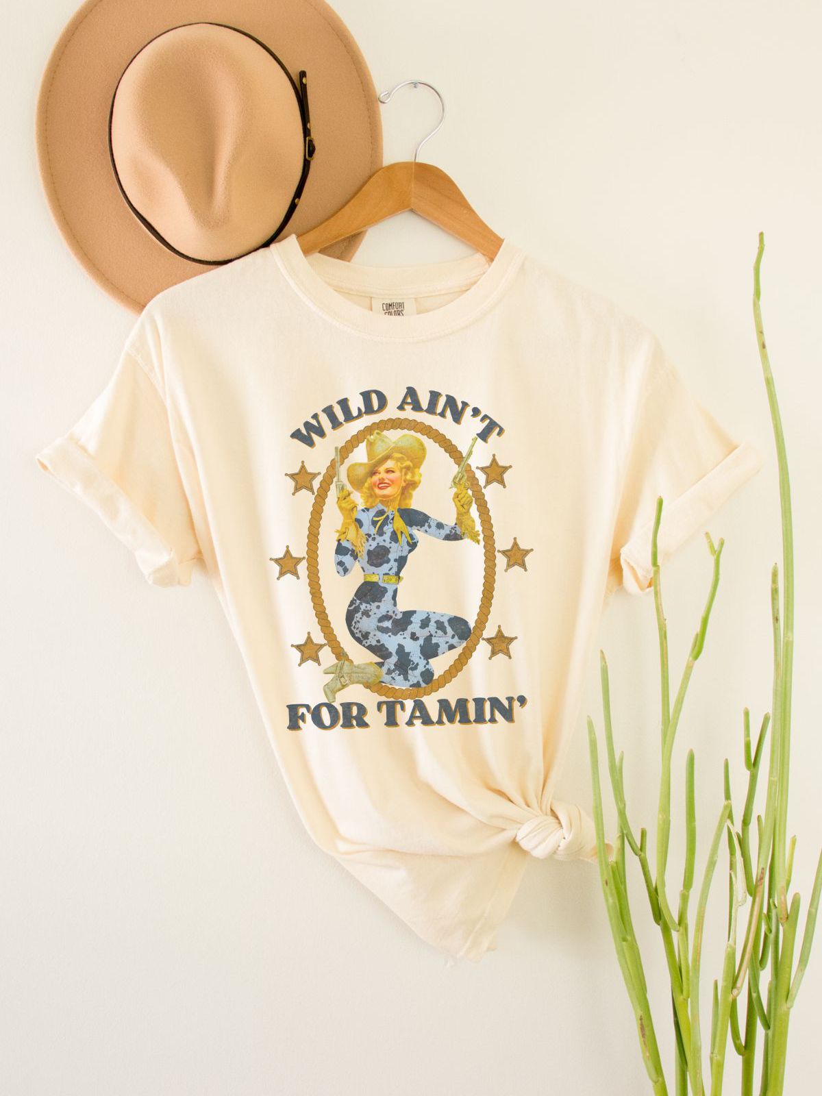 Wild Ain't For Tamin' Women's T-Shirt Casual