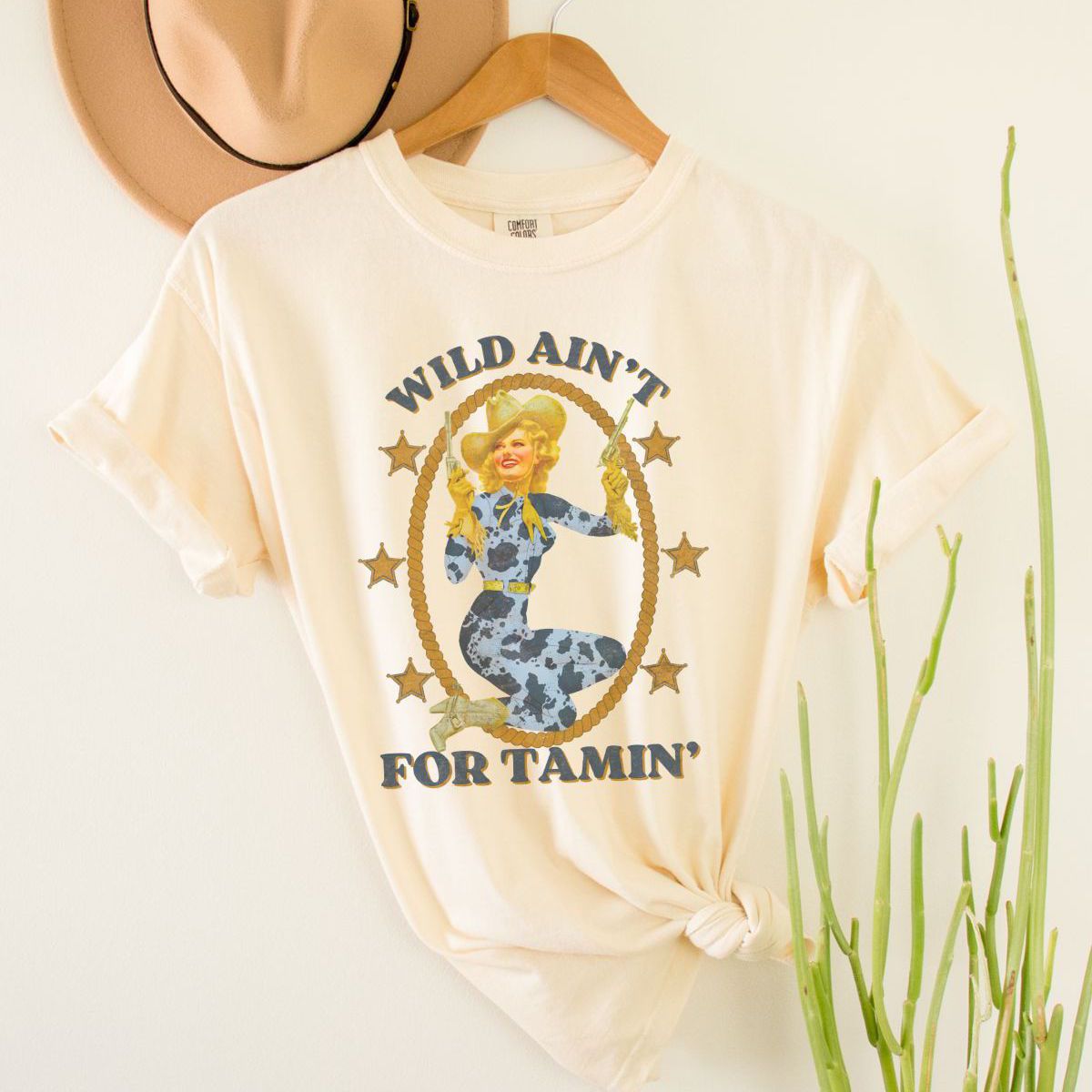 Wild Ain't For Tamin' Women's T-Shirt Casual