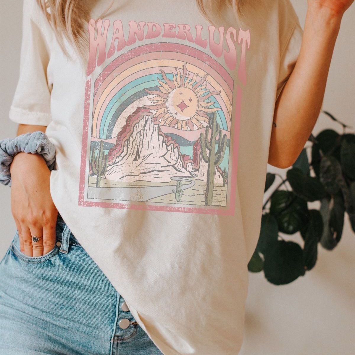 Wanderlust Womens Tee Summer Adventure