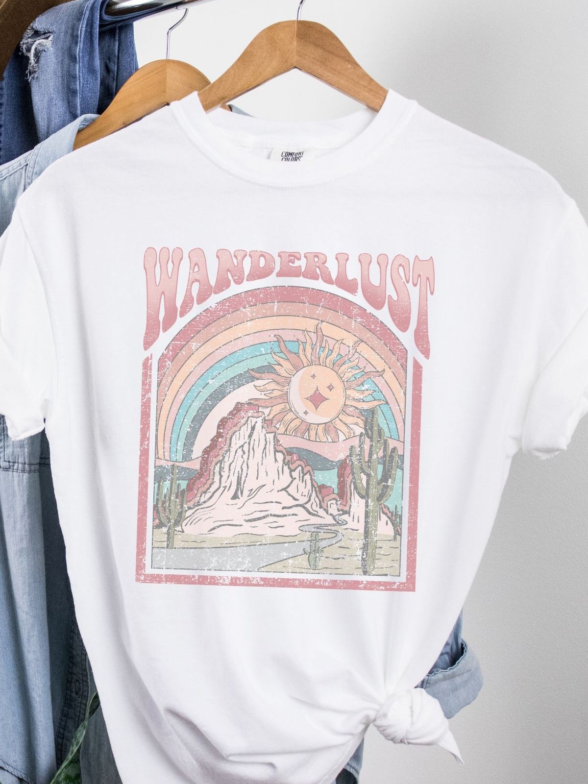 Wanderlust Womens Tee Summer Adventure