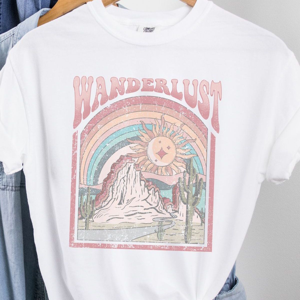 Wanderlust Womens Tee Summer Adventure