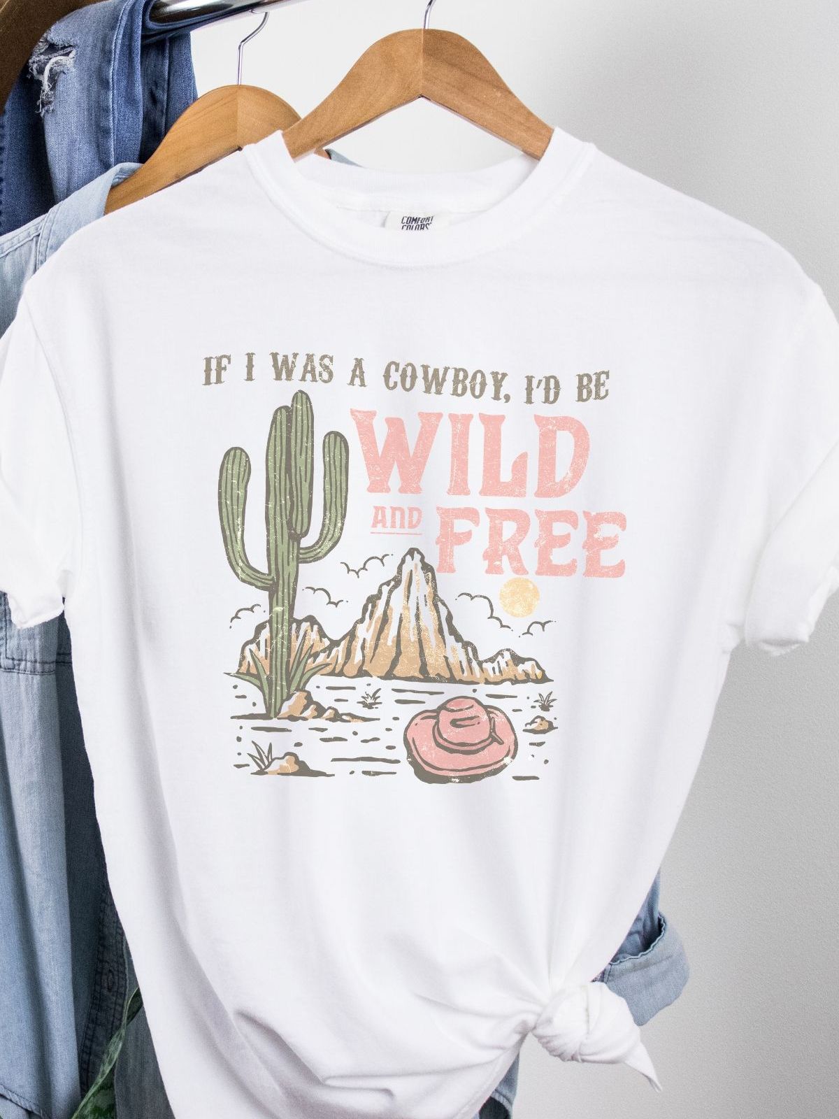 Wild and Free Women's T-Shirt Western Style