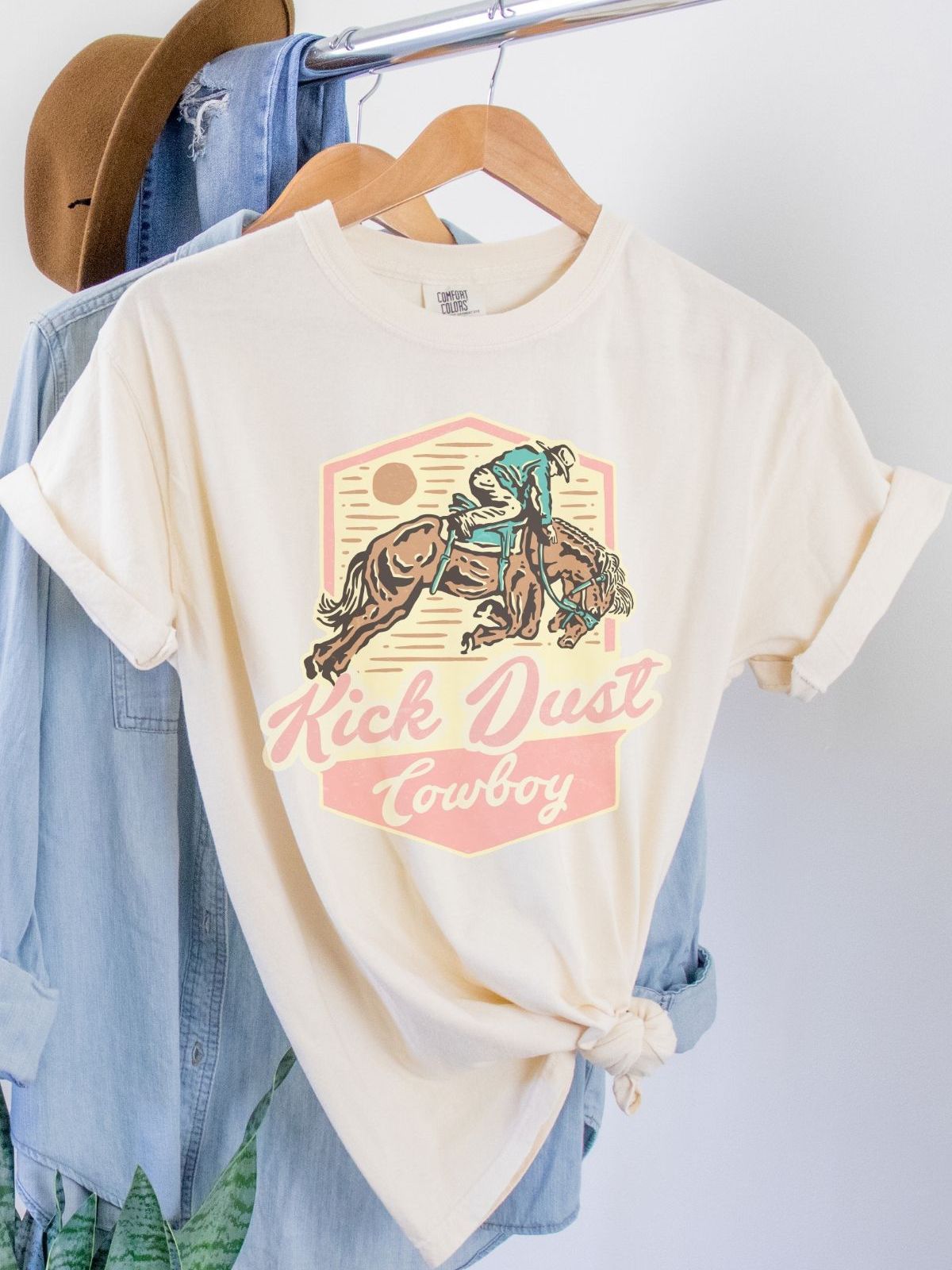 Kick Dust Cowboy Unisex T-Shirt