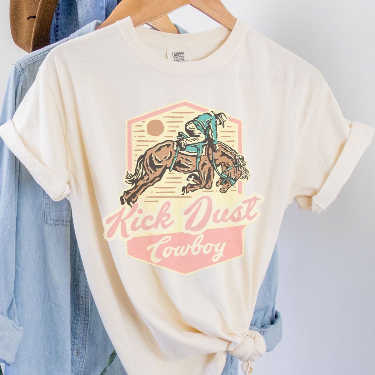 Kick Dust Cowboy Unisex T-Shirt