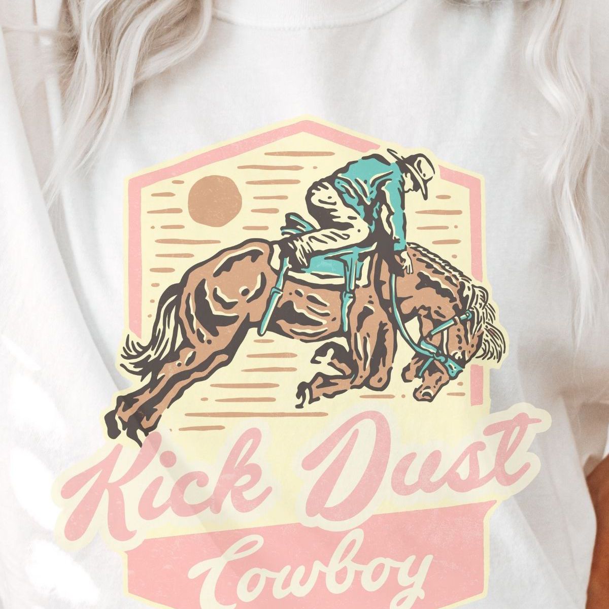 Kick Dust Cowboy Unisex T-Shirt