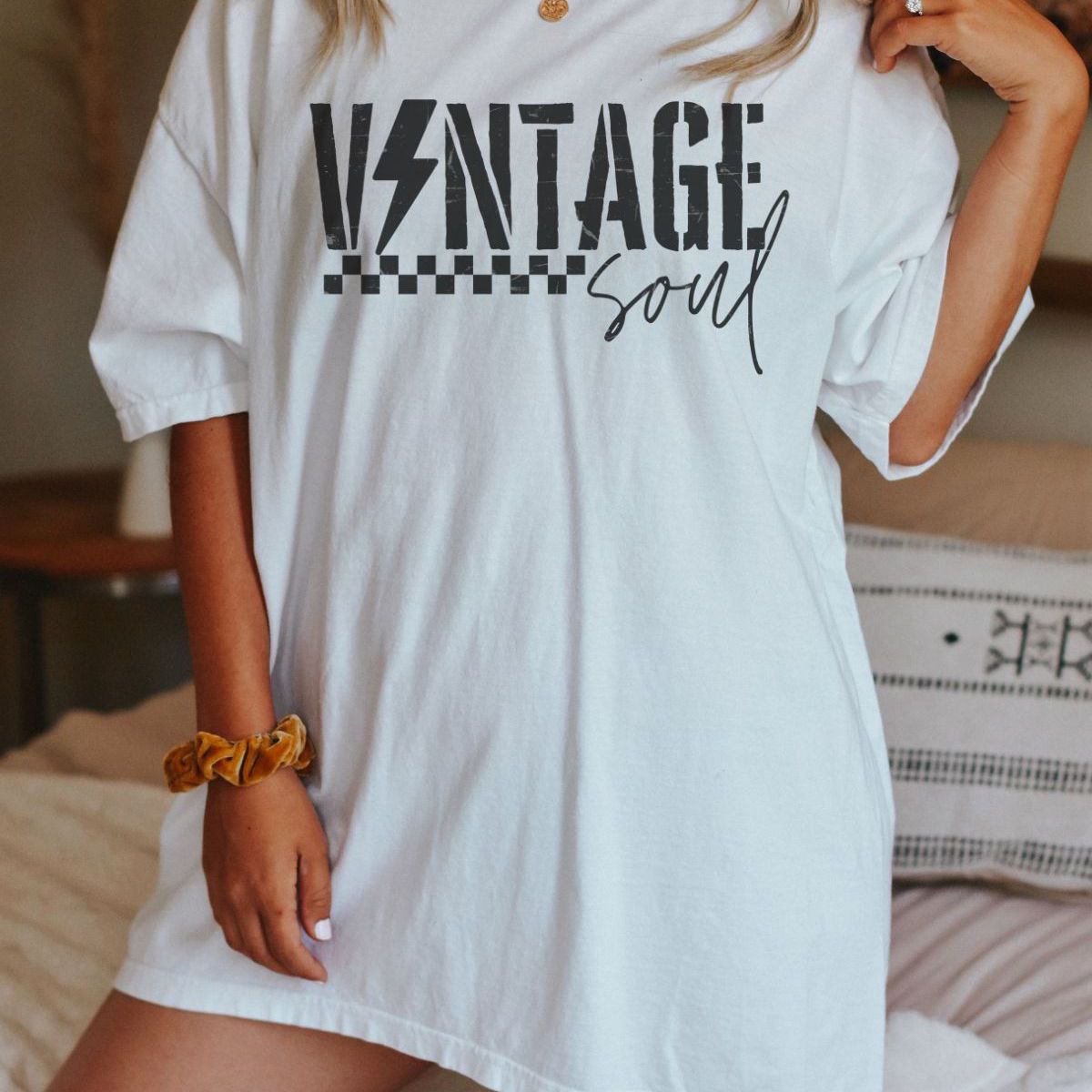 Vintage Soul Women T-Shirt Casual