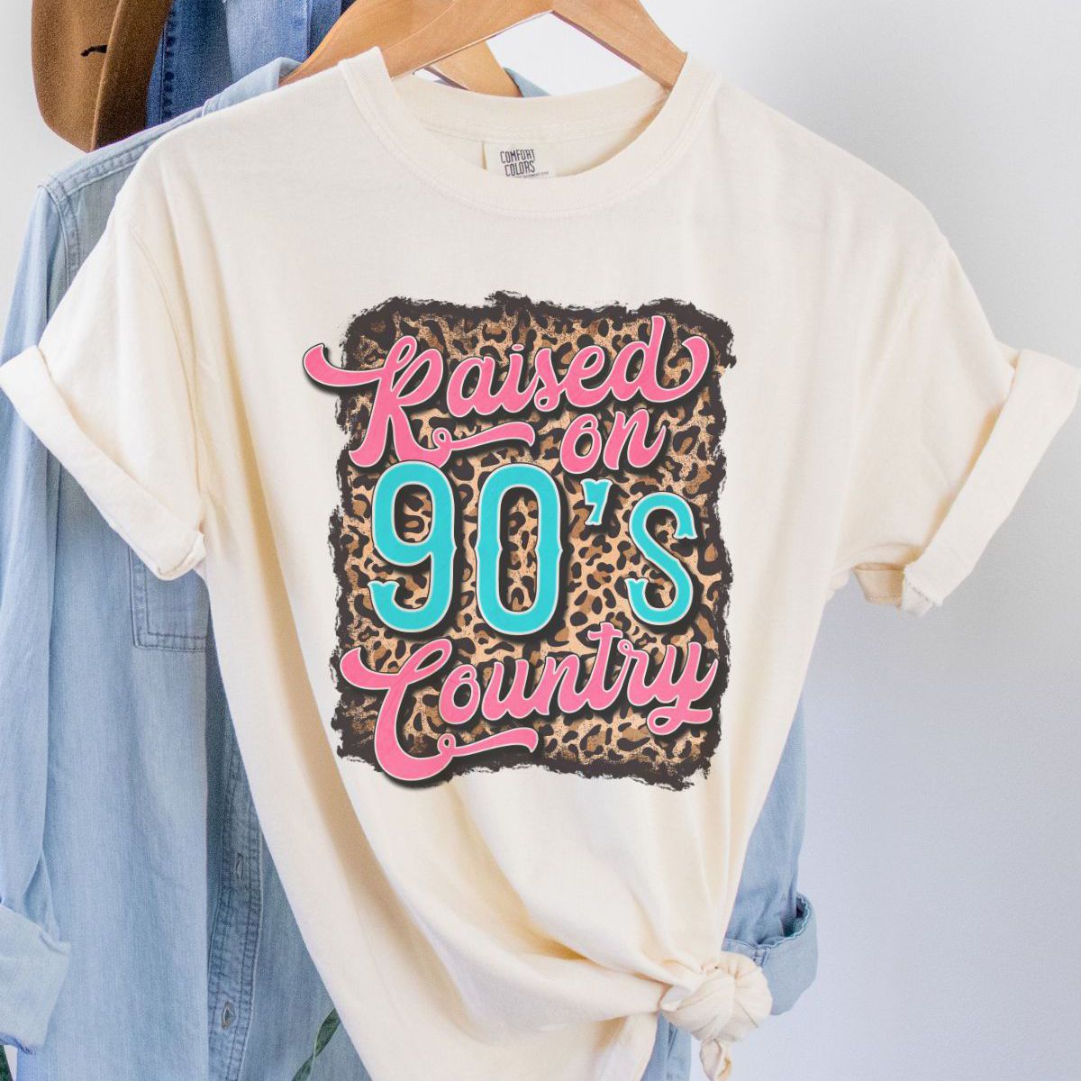 Raised on 90s Country Womens T-Shirt
