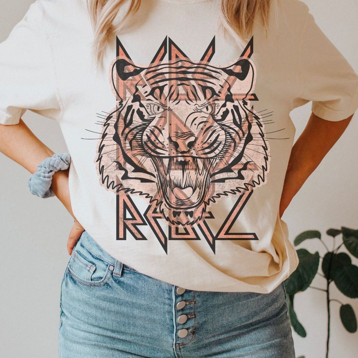 Tiger Rebel Women's T-Shirt Casual