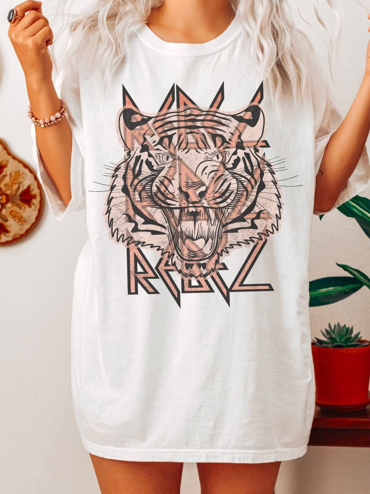 Tiger Rebel Women's T-Shirt Casual