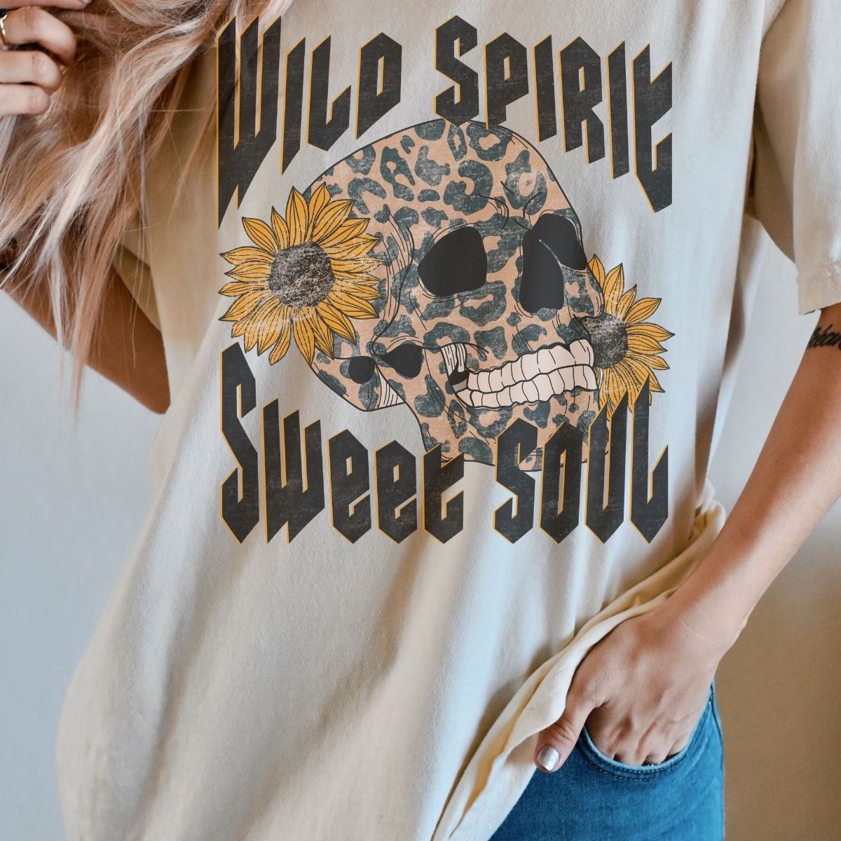Wild Spirit Sweet Soul Womens T-Shirt