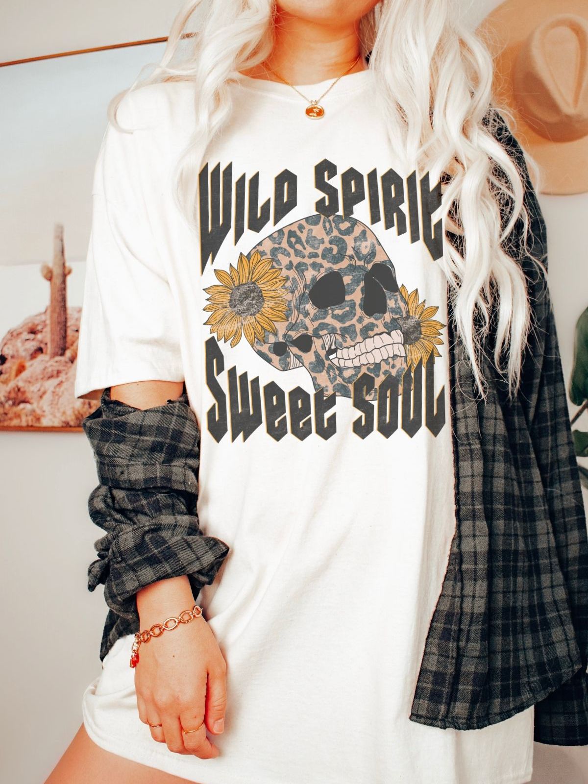 Wild Spirit Sweet Soul Womens T-Shirt