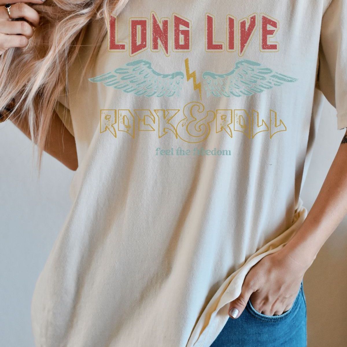 Rock Women T-Shirt Music Casual