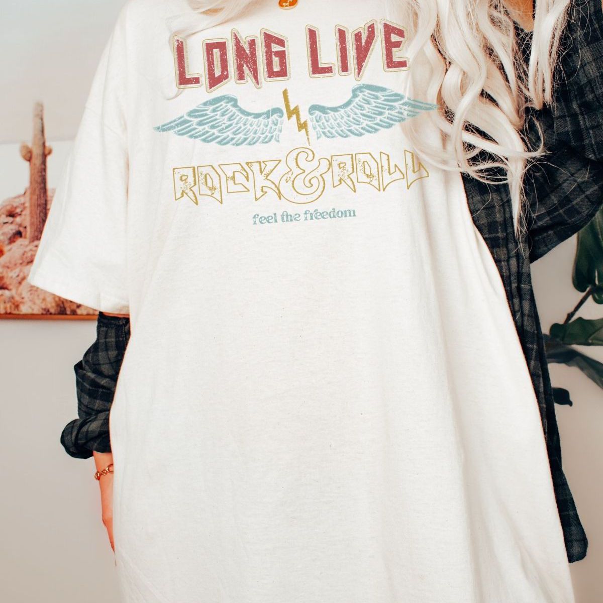 Rock Women T-Shirt Music Casual