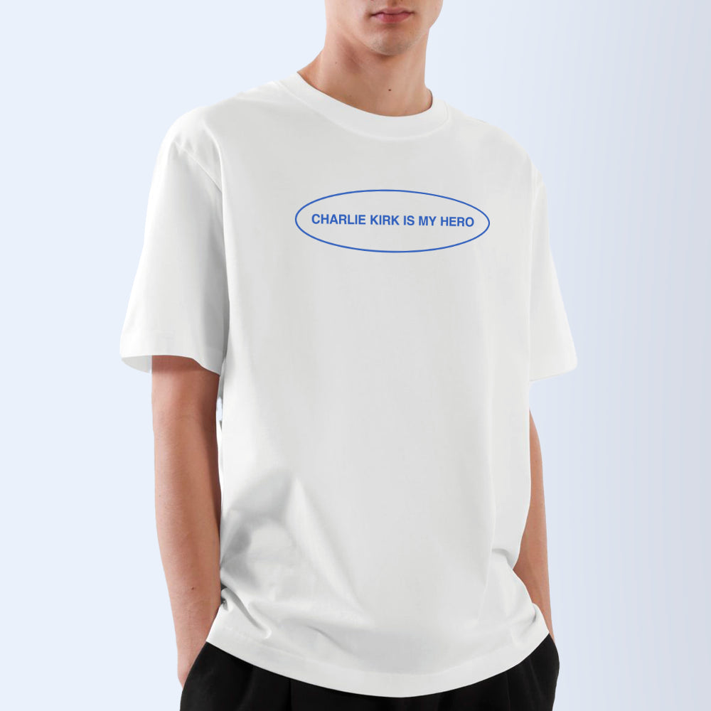 Charlie Kirk Hero Men'S T-Shirt Casual