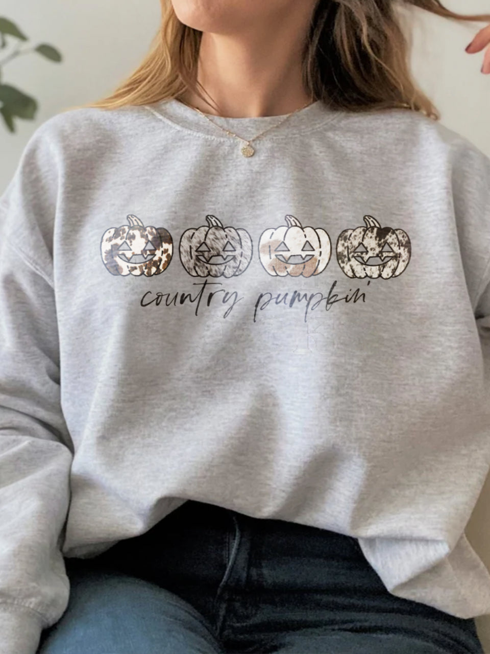 Country Pumpkin Graphic Sweatshirt