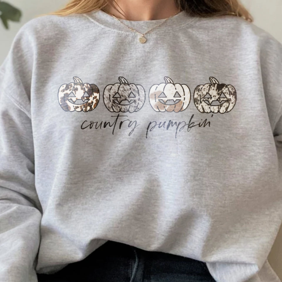 Country Pumpkin Graphic Sweatshirt