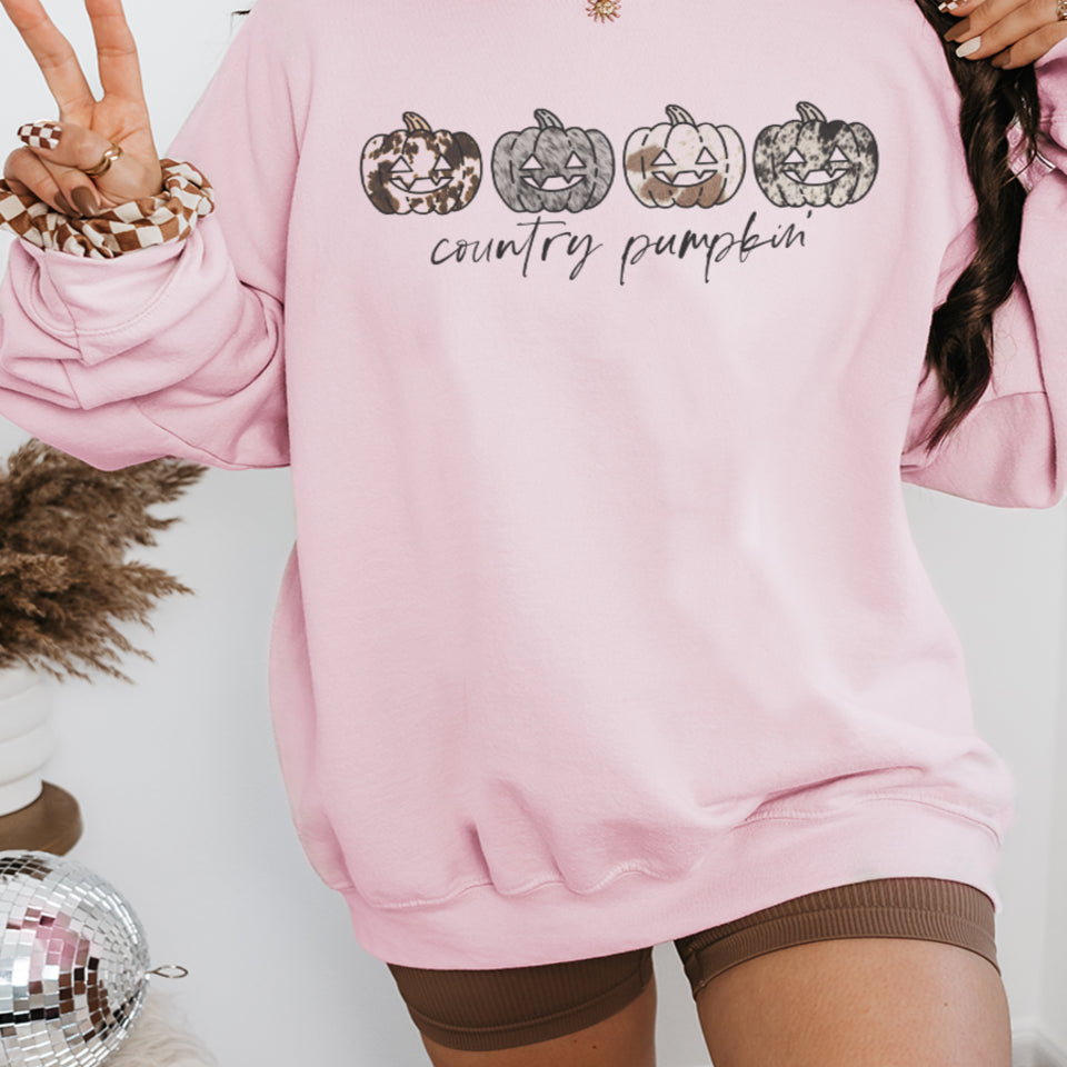 Country Pumpkin Graphic Sweatshirt