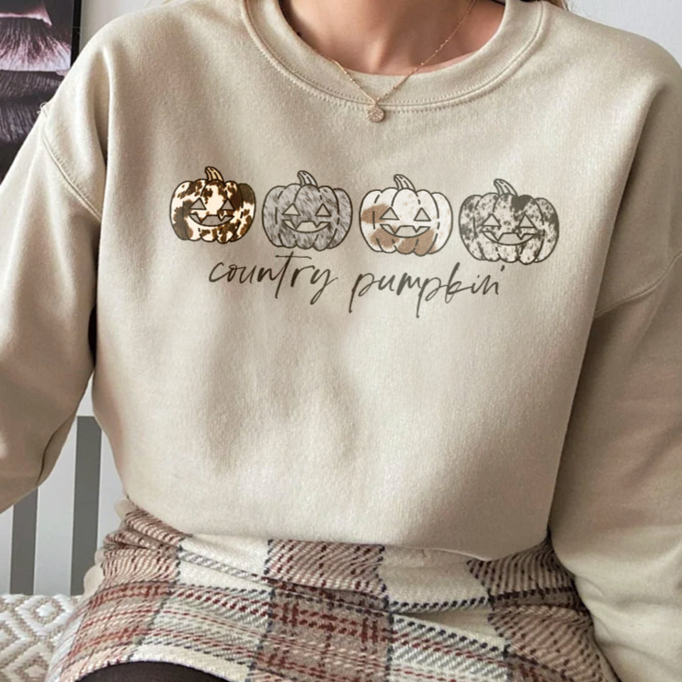 Country Pumpkin Graphic Sweatshirt