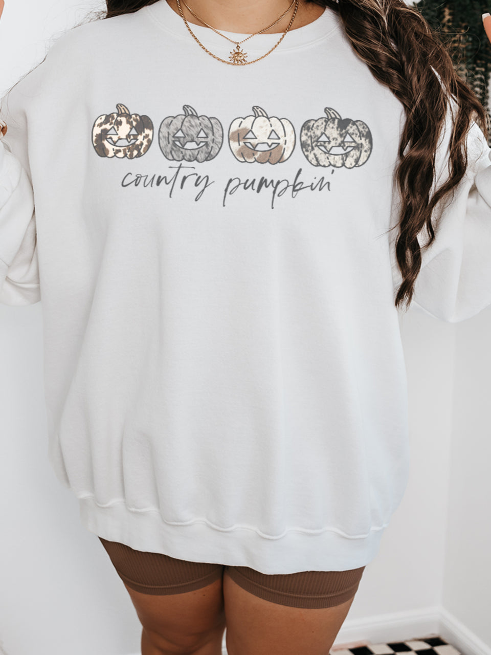 Country Pumpkin Graphic Sweatshirt