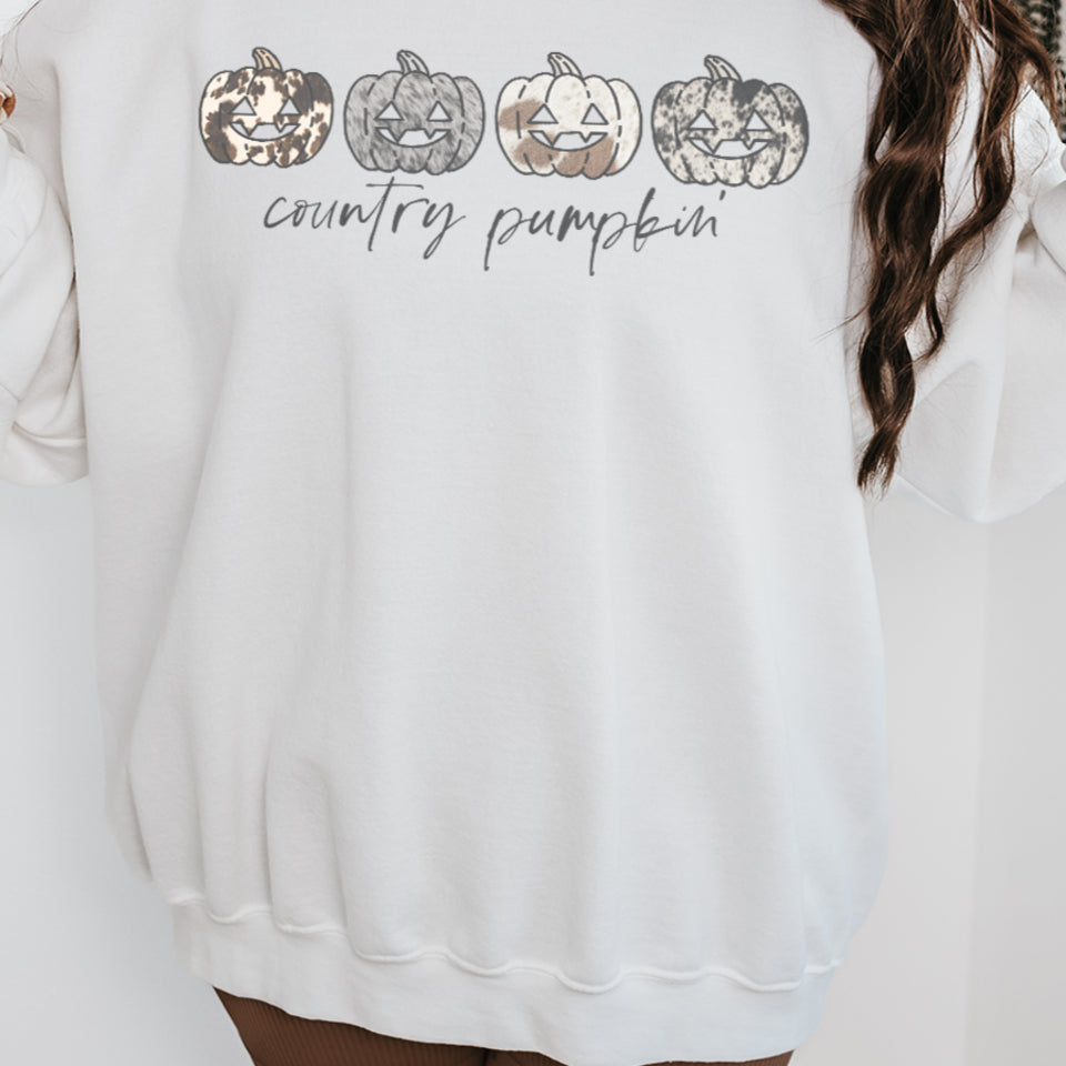Country Pumpkin Graphic Sweatshirt