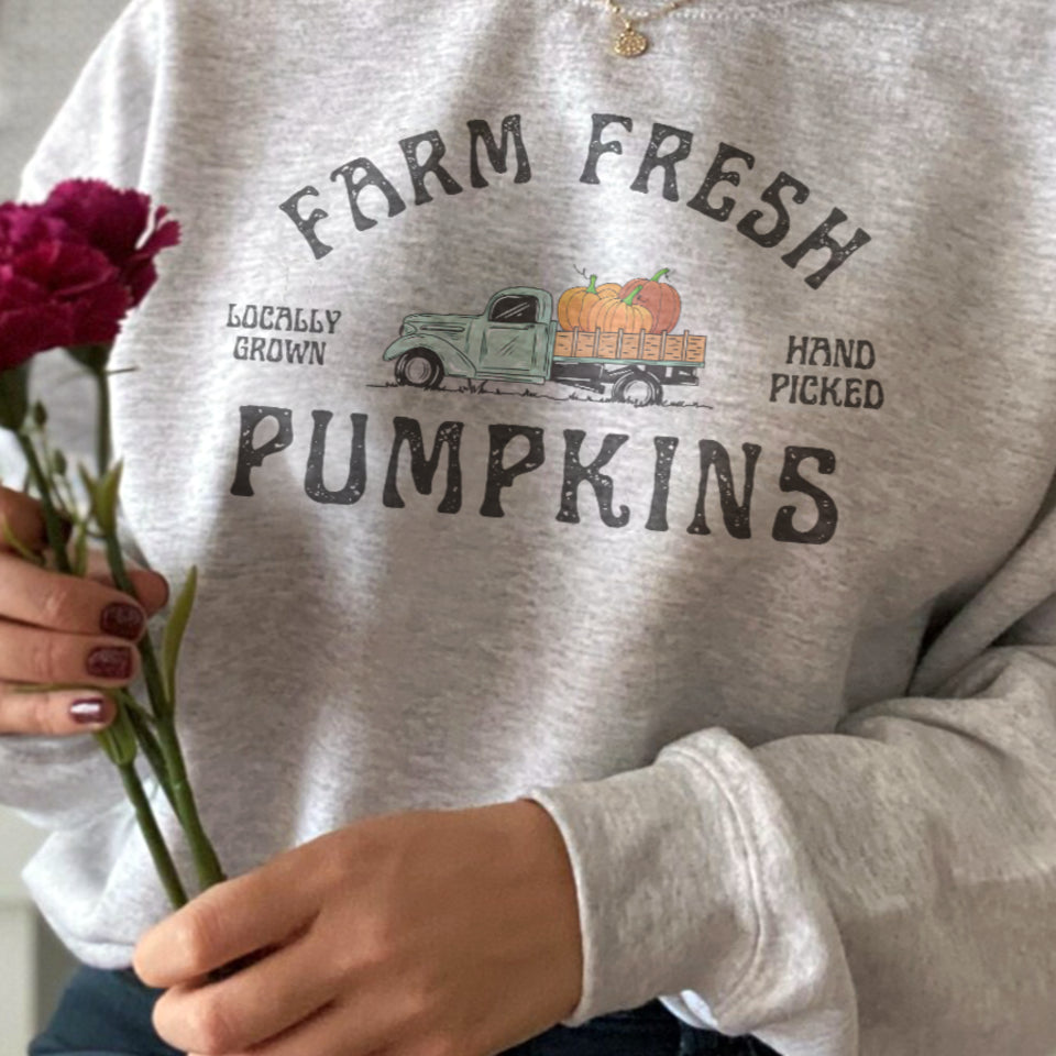 Farm Fresh Pumpkins Sweatshirt