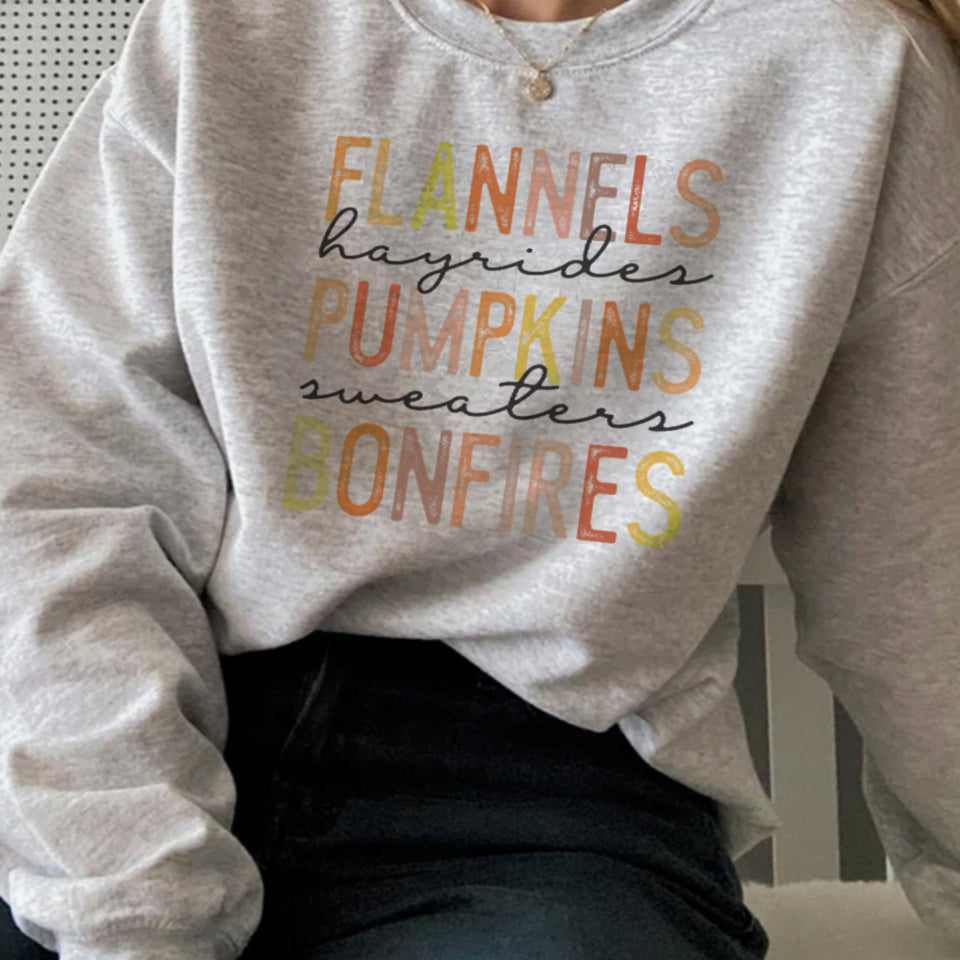 Autumn Vibes Graphic Sweatshirt