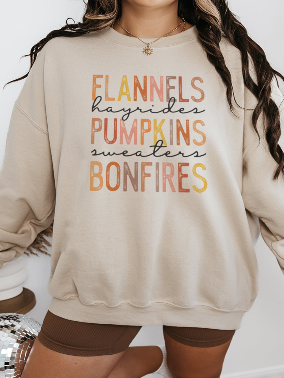 Autumn Vibes Graphic Sweatshirt